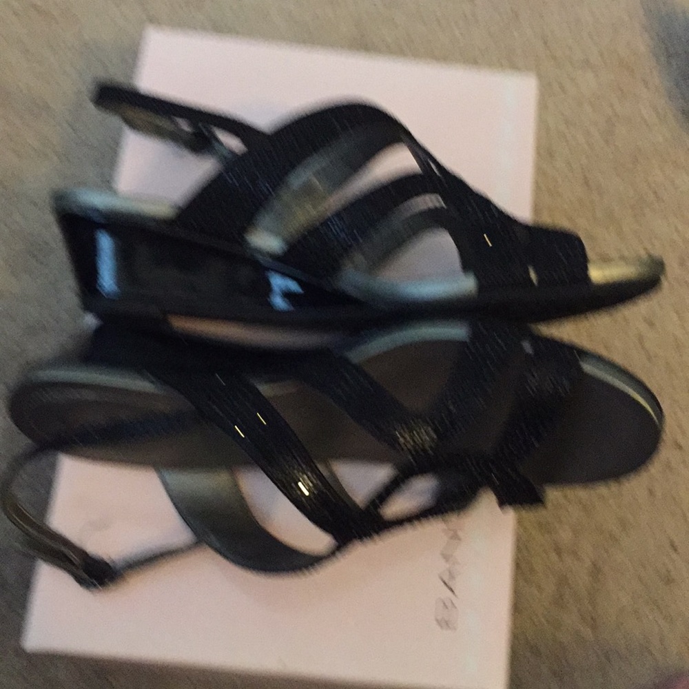 Black sparkly sandals - Picture 3 of 4